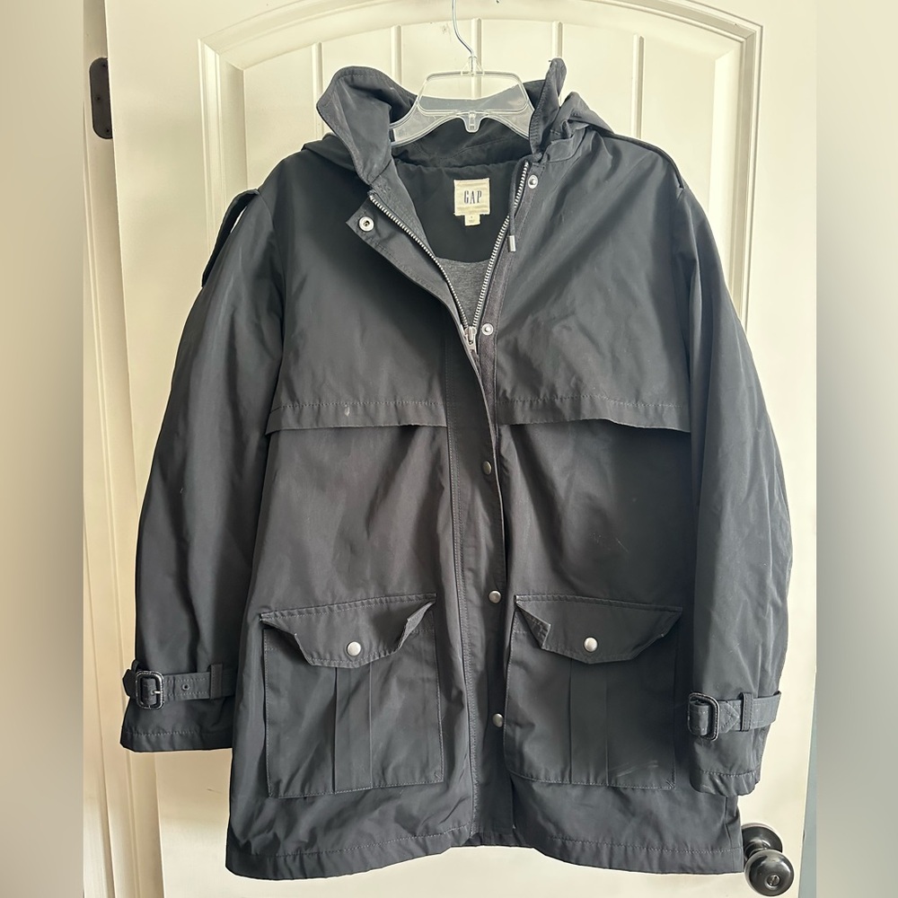 GAP Black Rain Jacket
